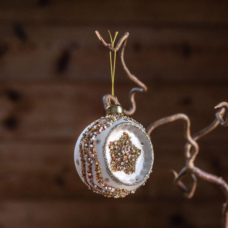 UND Juletrekule m/glitter