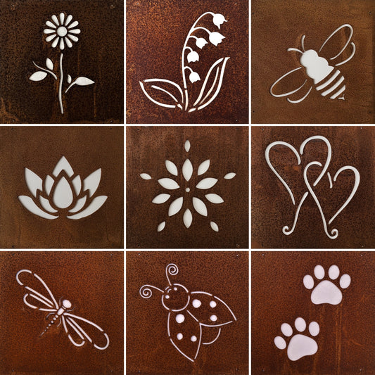 Armeringsnett Skilt- BLOMST