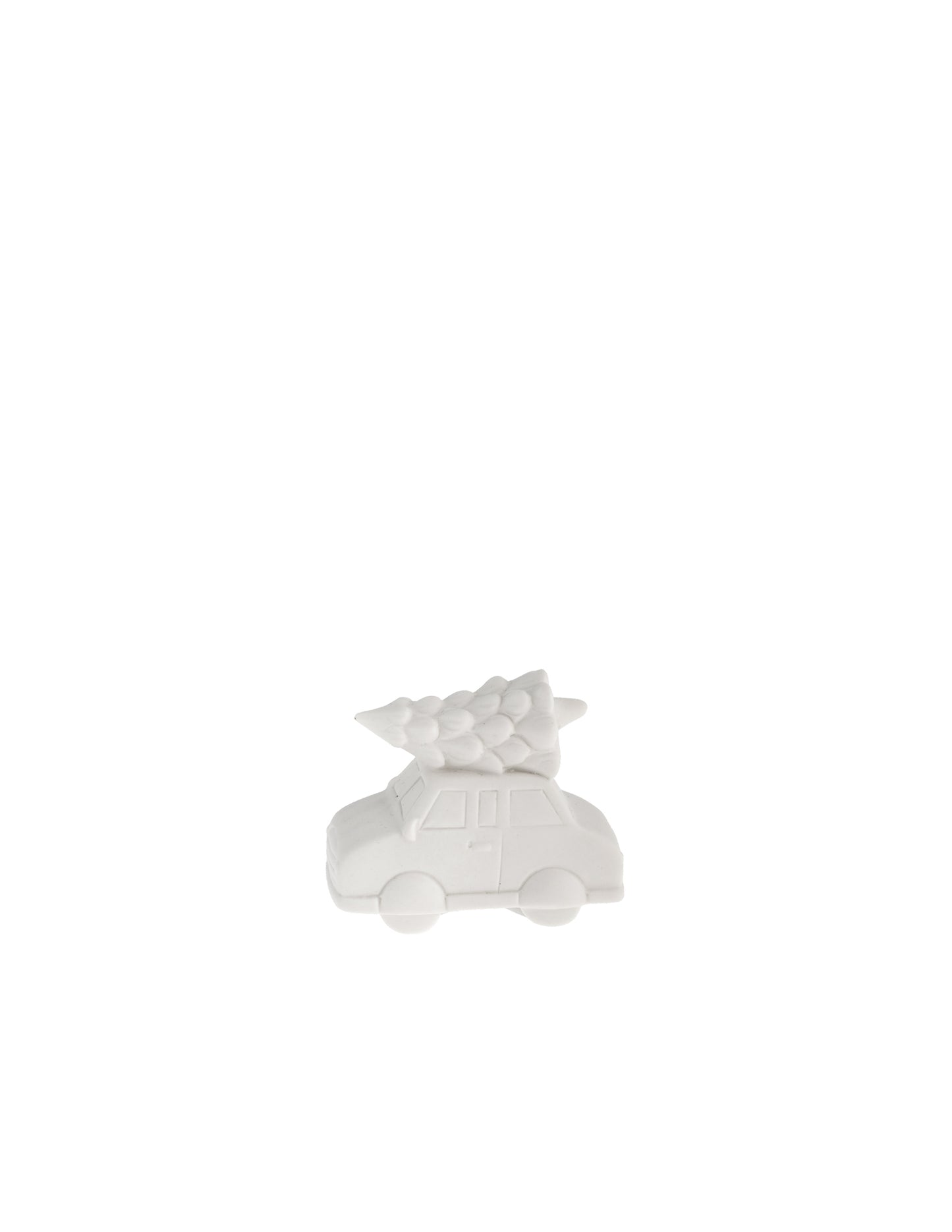 Julepynt Hjulstad keramikk bil