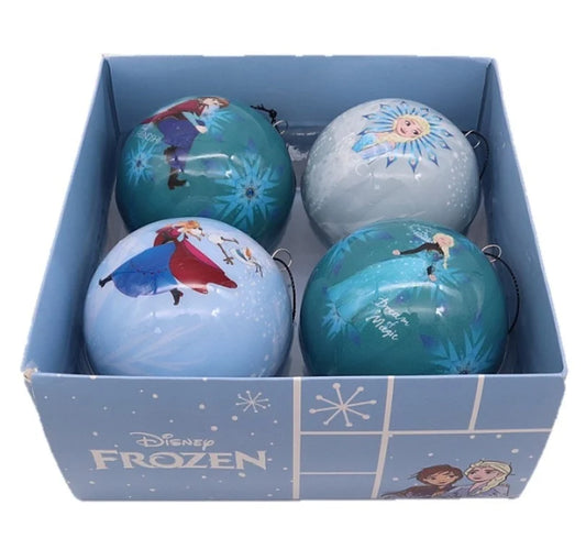 Disney Frozen Juletrekuler, 4 pk