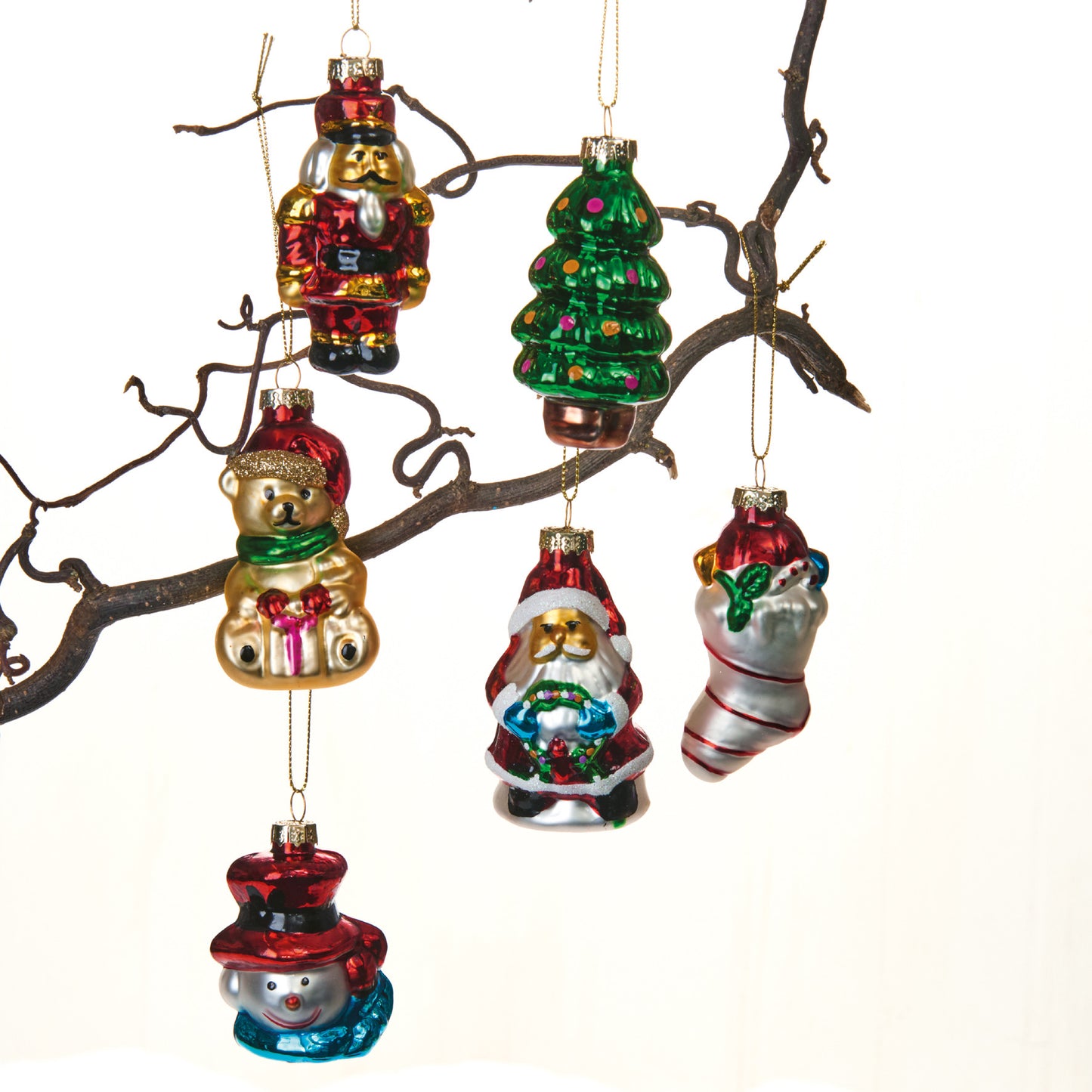 JULETREPYNT FIGURER, 6 pk