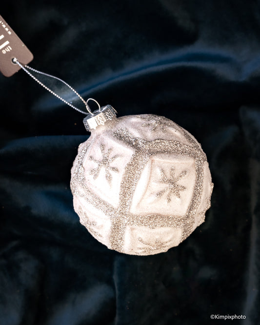 JULETREKULE Rosa m/mønster