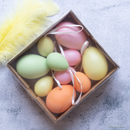 Fargerike påskeegg