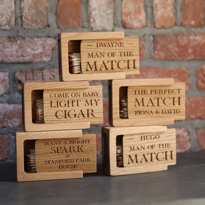 FYRSTIKKESKE MED NORSK TEKST